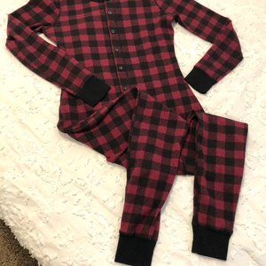 JOCKEY Men's Buffalo Plaid Thermal Underwear